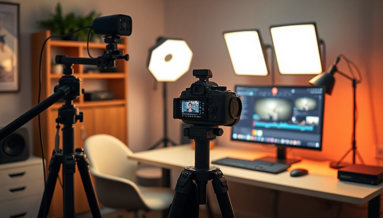 how to film talking head videos alone showcase