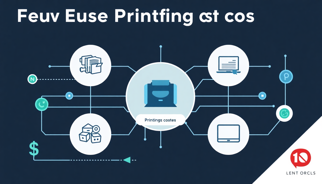 how to reduce printing costs infographic