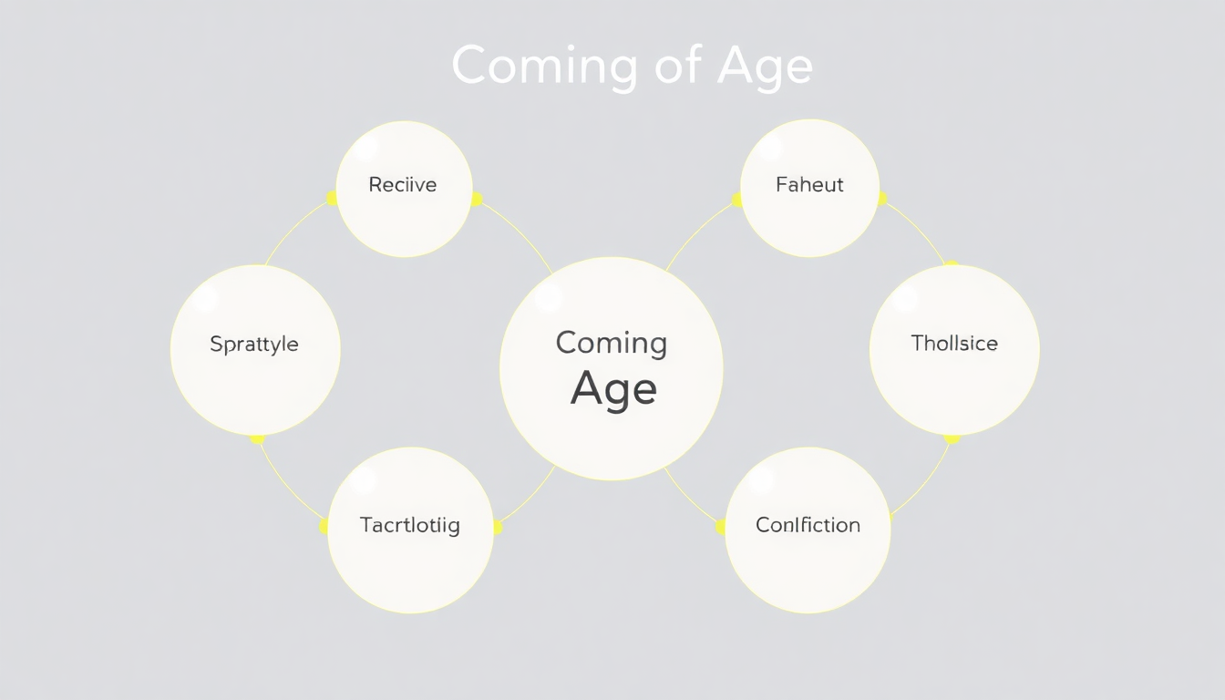 how to write a coming of age story infographic