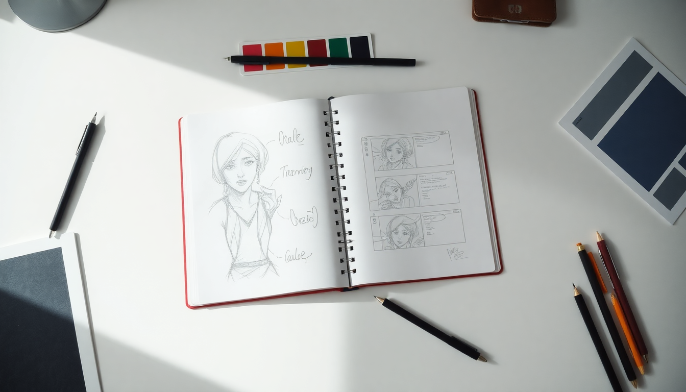 how to write a graphic novel hero image