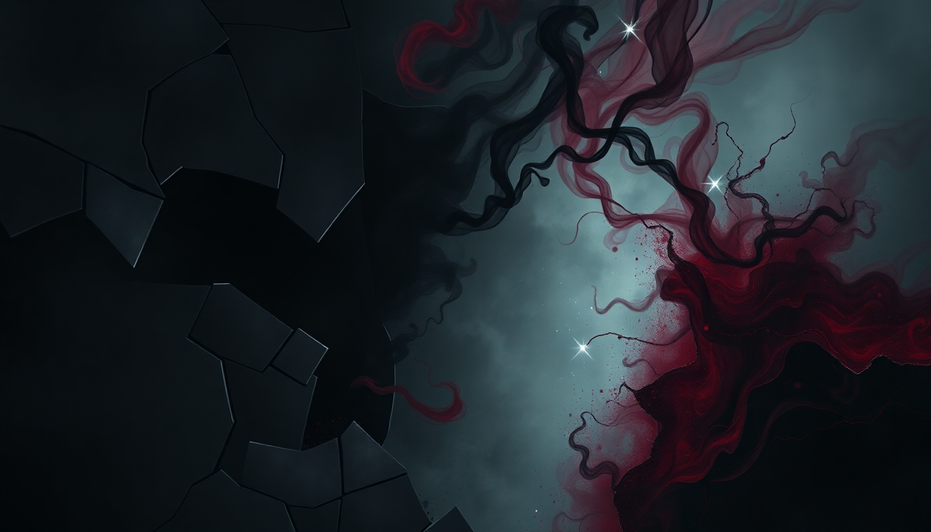 how to write a horror novel concept illustration