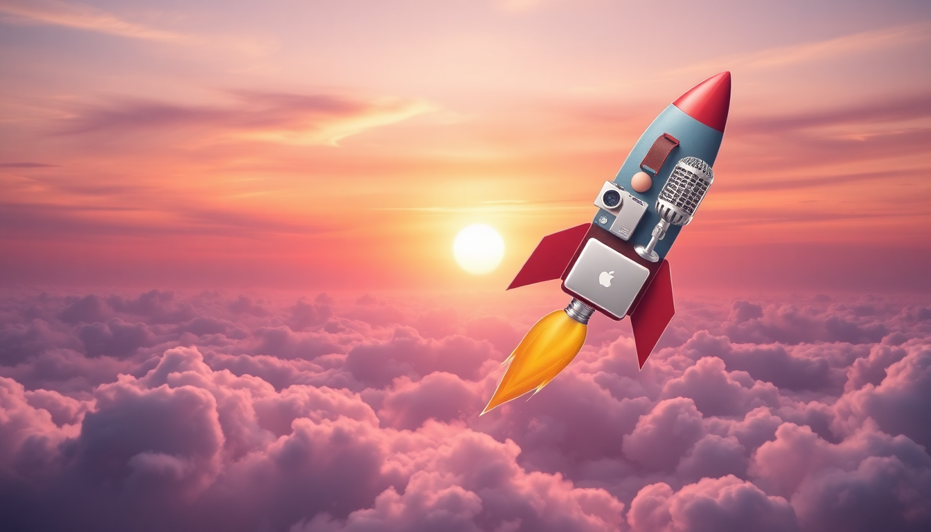 launch runway checklist for creators concept illustration