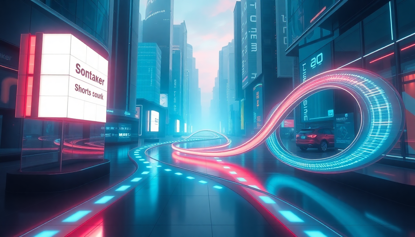 long form YouTube vs YouTube Shorts concept illustration