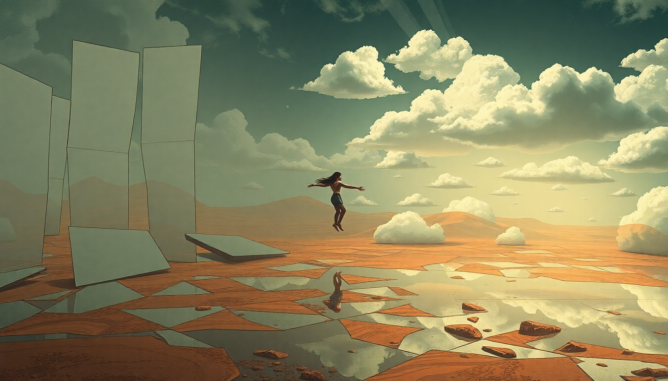 mental health tips for online creators concept illustration