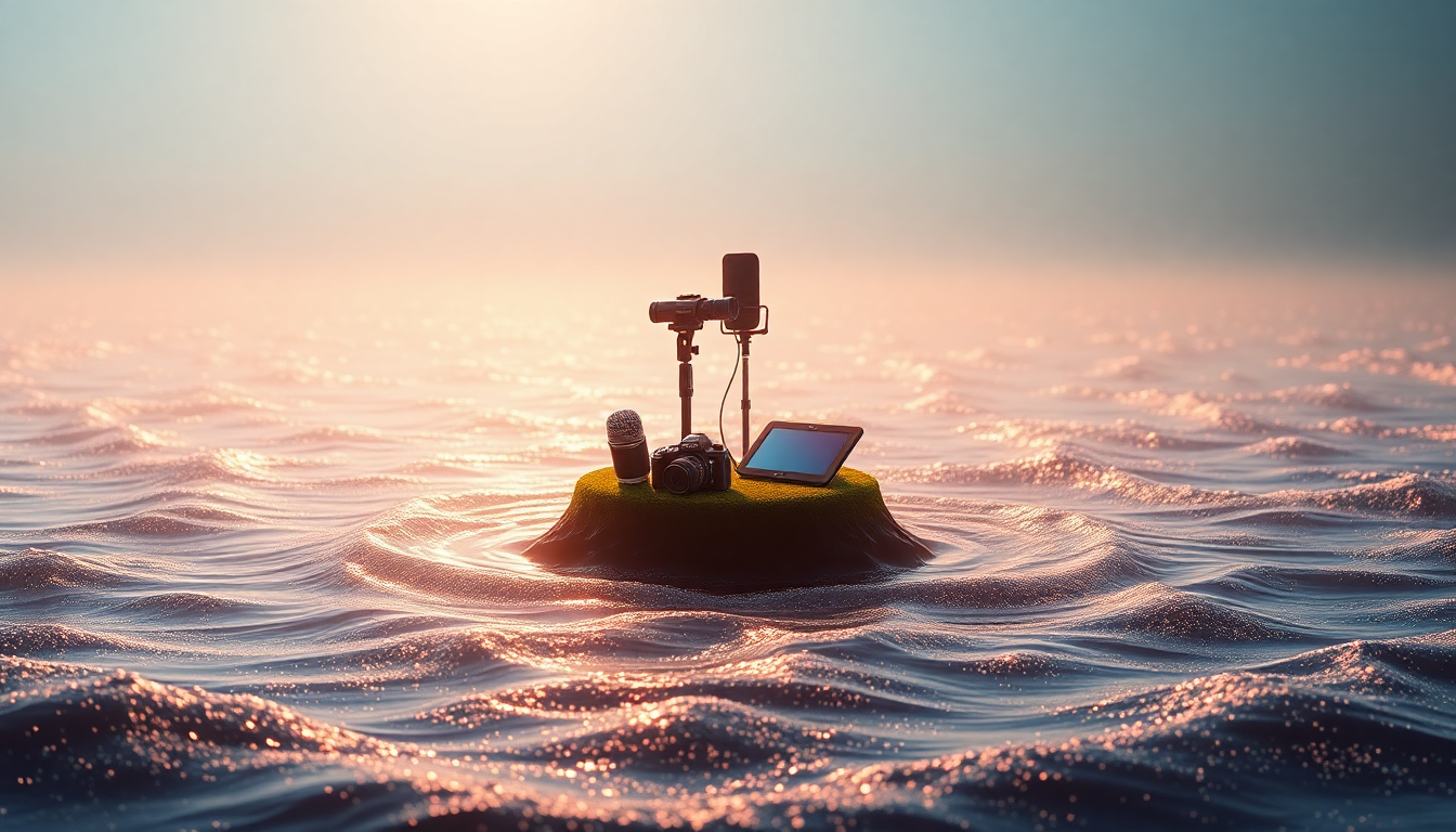 monetization strategies for small creators concept illustration