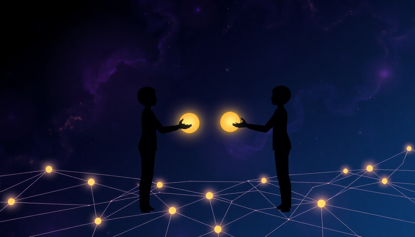 newsletter swap etiquette for authors concept illustration