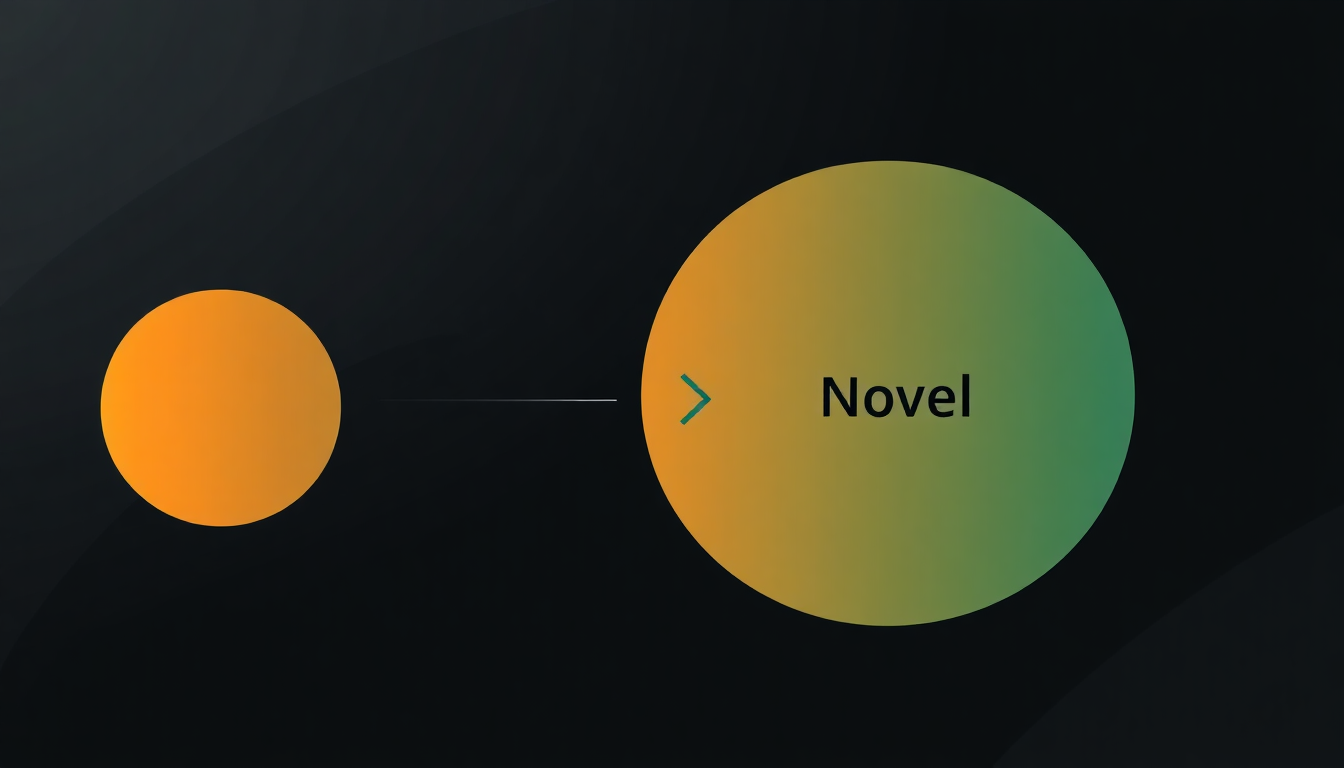 novel vs novella infographic