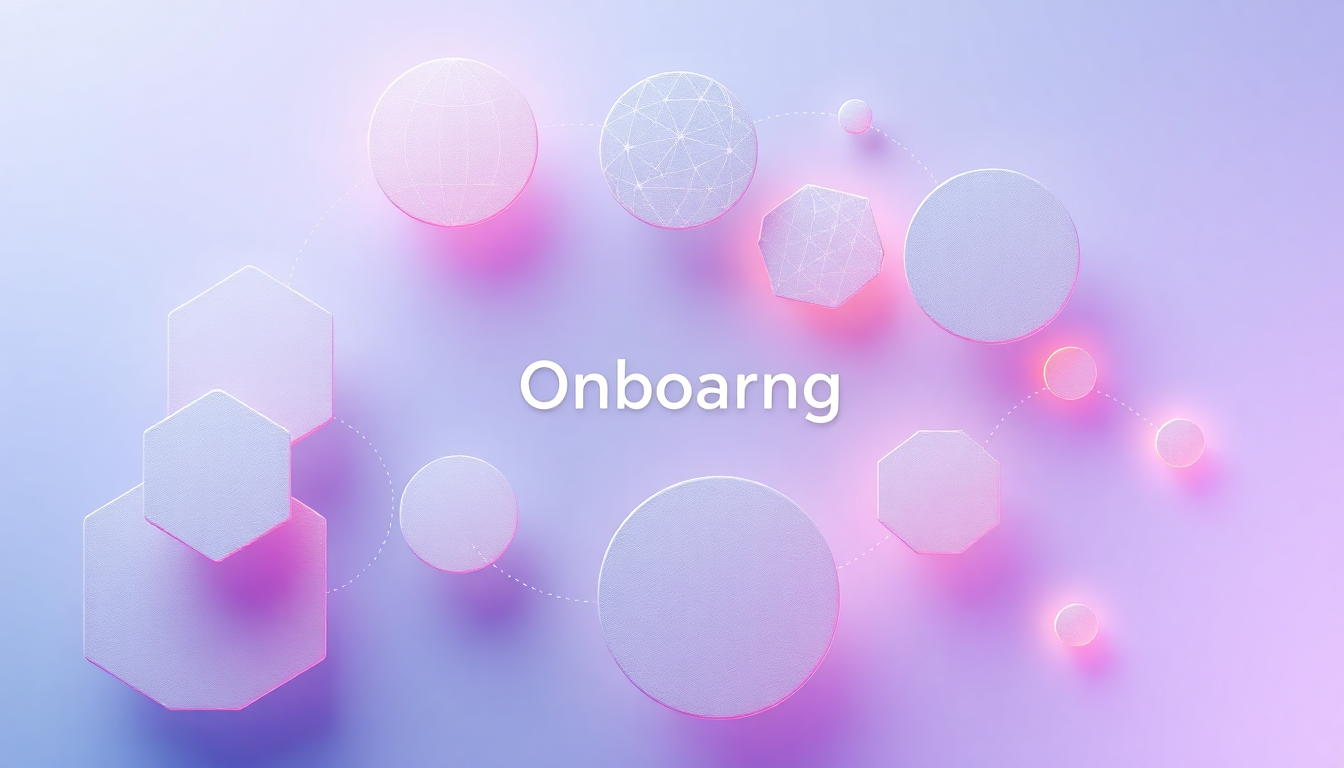 onboarding checklist for a new VA concept illustration