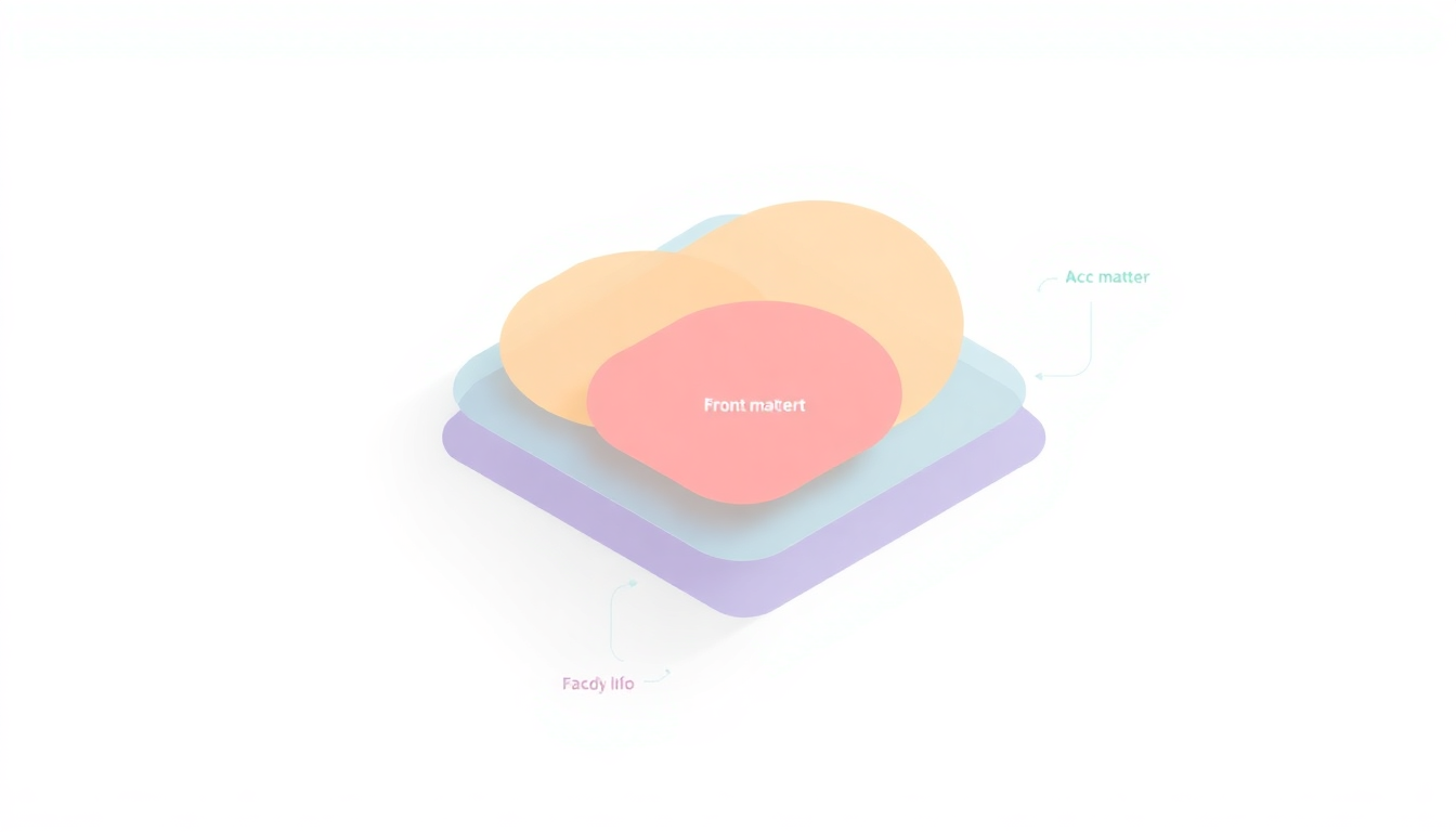 parts of a book infographic