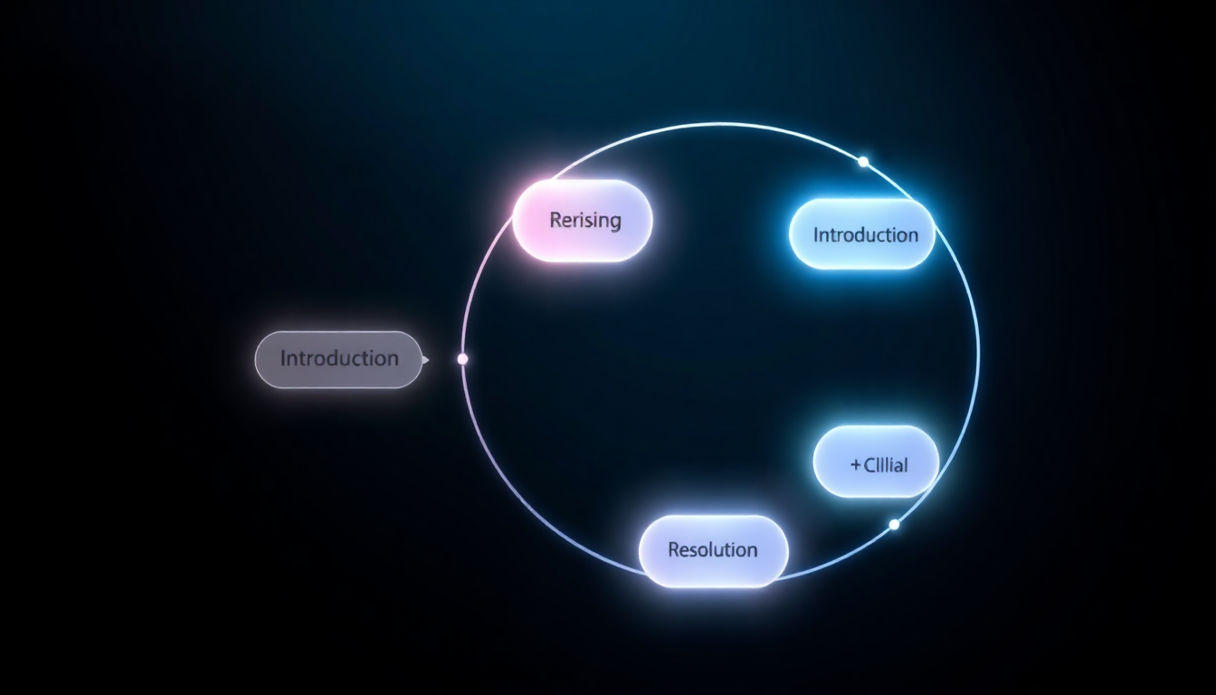 parts of a story infographic