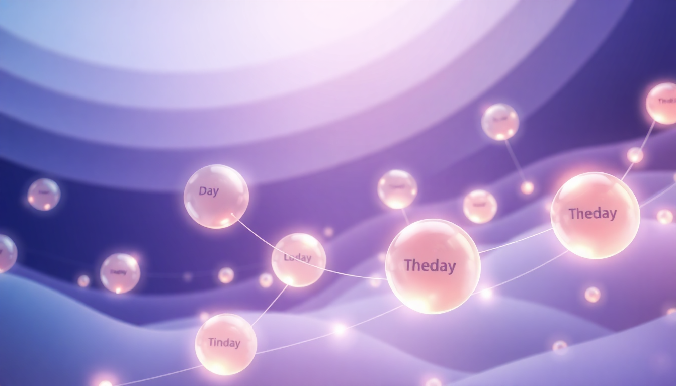 planning theme days in your schedule concept illustration