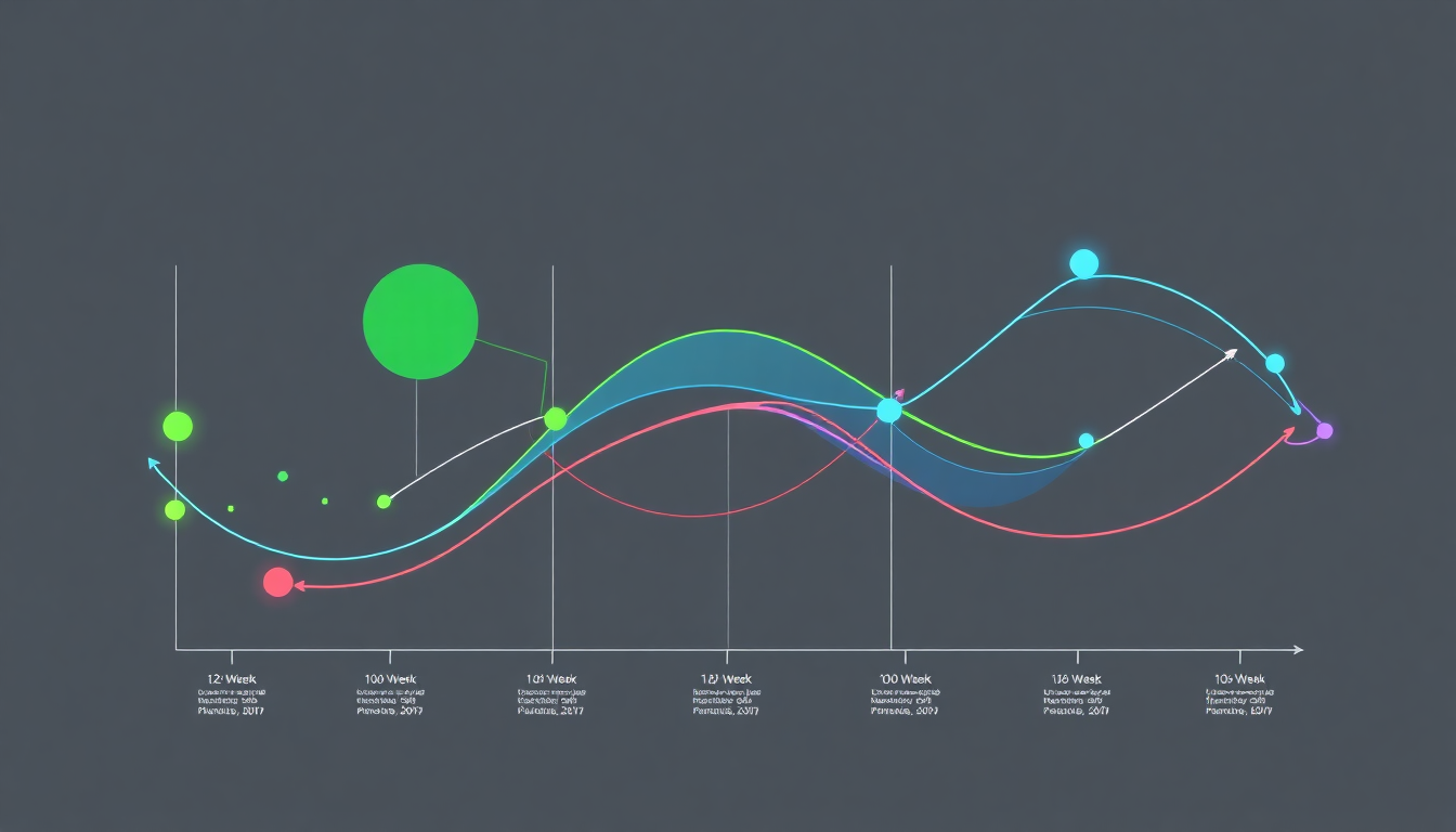 planning your 12 week year as a creator infographic