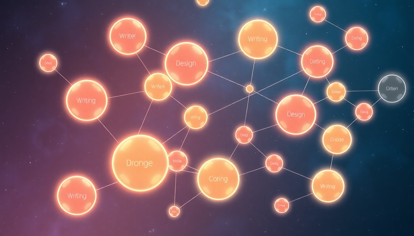 portfolio page ideas for writers and creators concept illustration