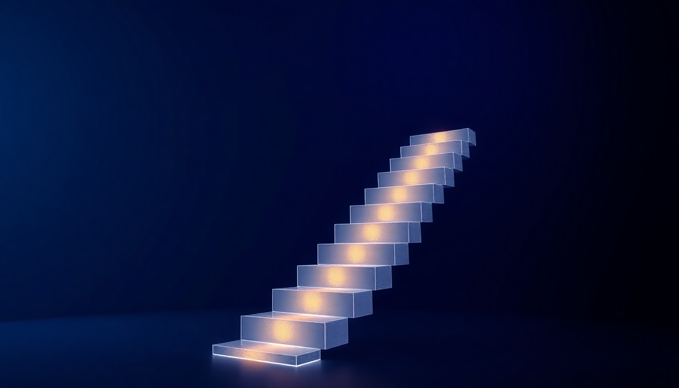 premium course positioning strategies concept illustration