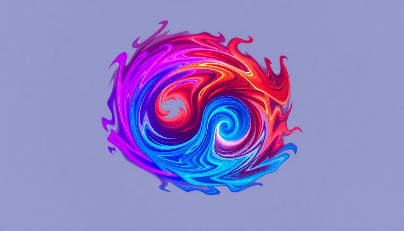 protagonist vs antagonist concept illustration