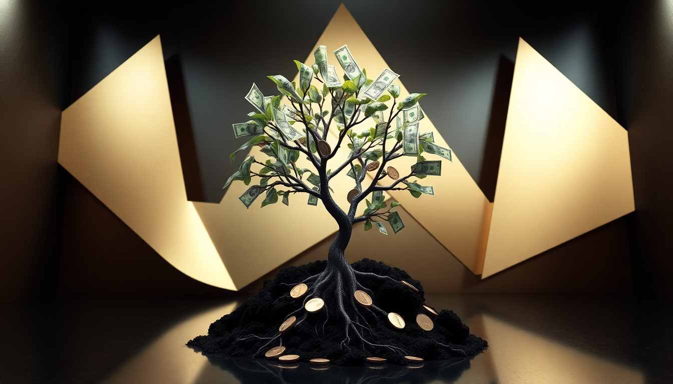 quarterly income planning for creators concept illustration