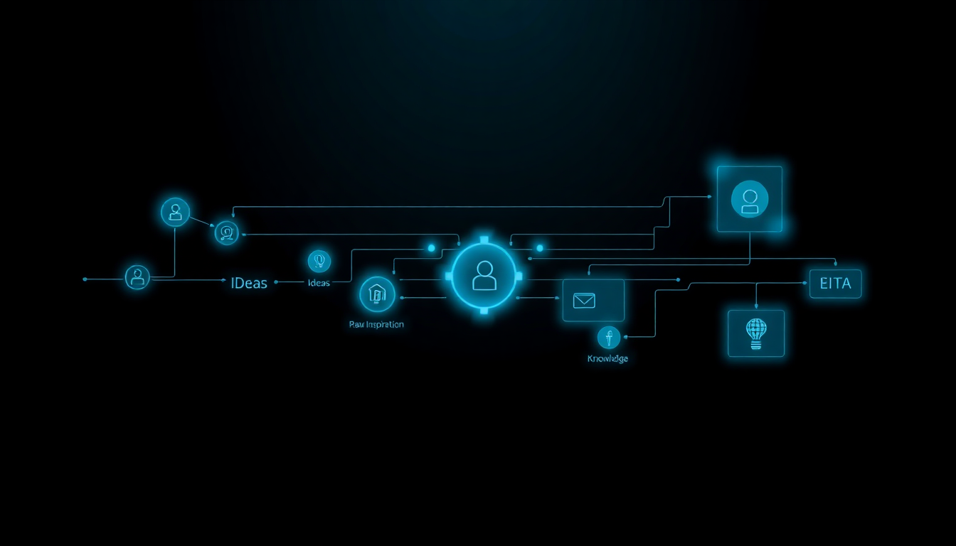 second brain systems for content creators infographic