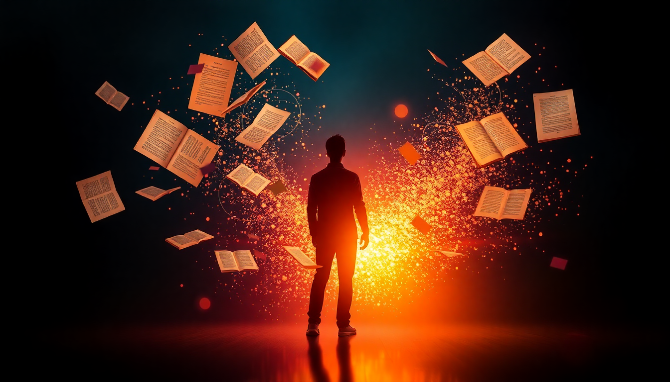 self-publishing memoirs concept illustration