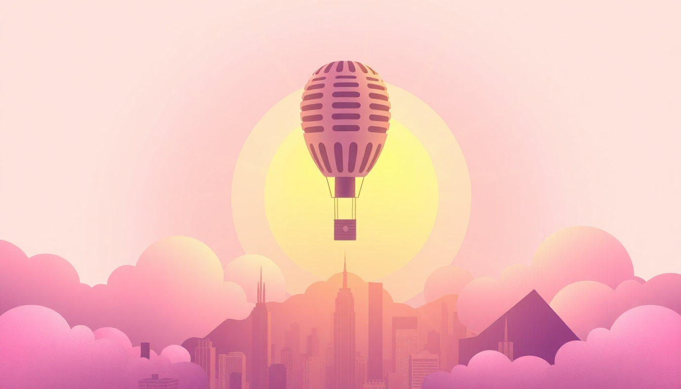 sponsorship packages for indie podcasters concept illustration