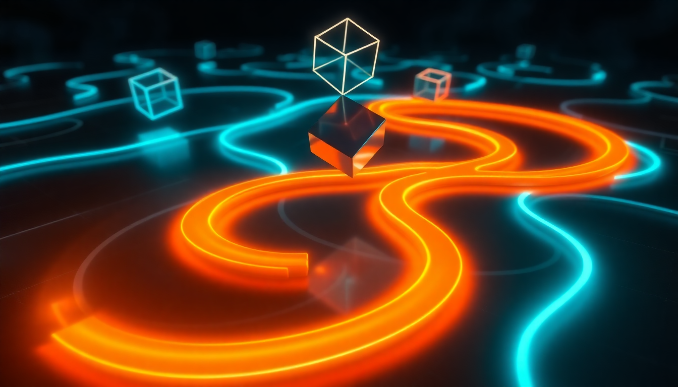 student onboarding process for online courses concept illustration