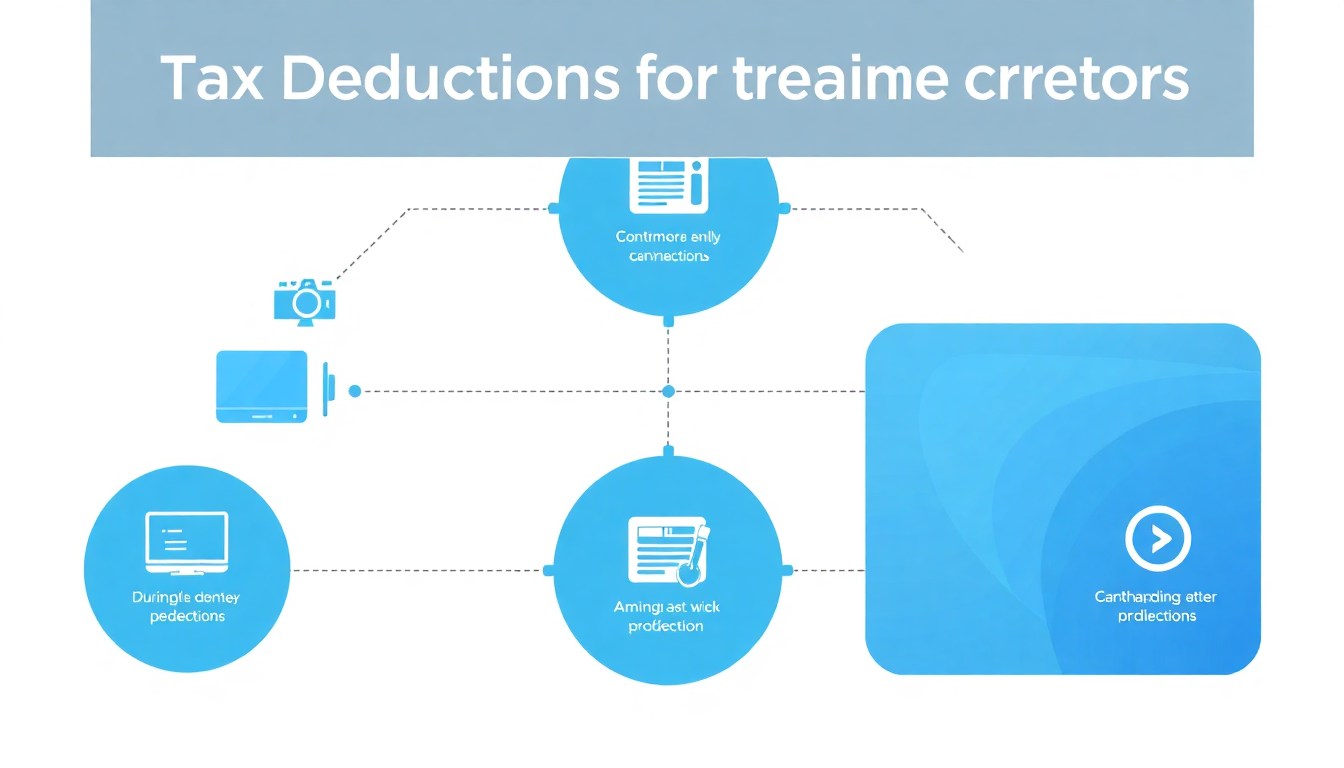 taxes for online creators infographic
