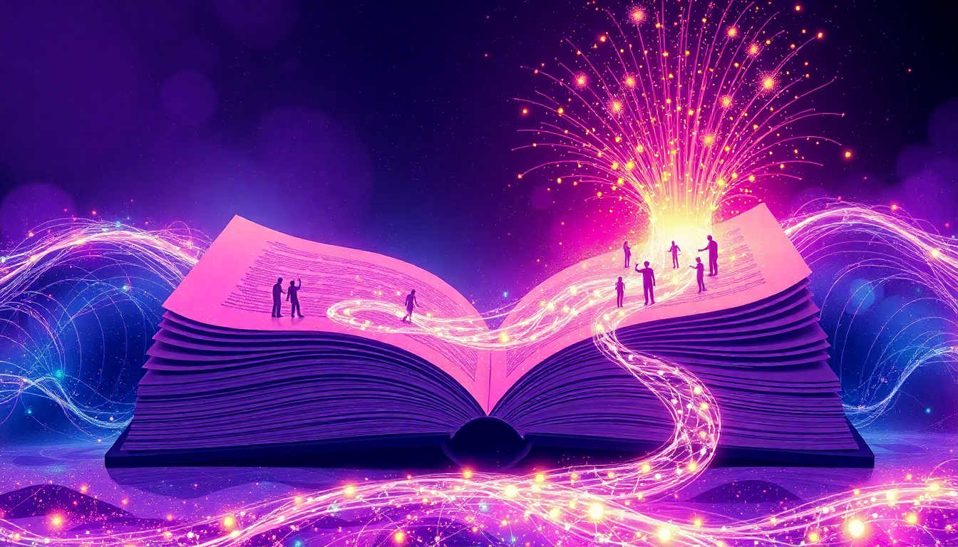 TikTok hook ideas for book promotion concept illustration