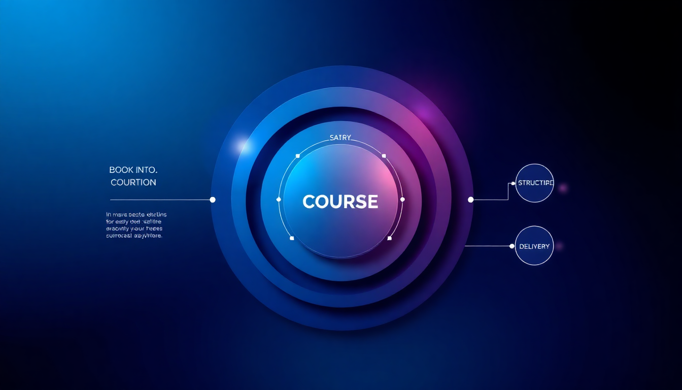 turning a book into a course infographic