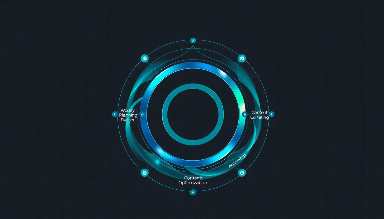 weekly planning routine for creators infographic