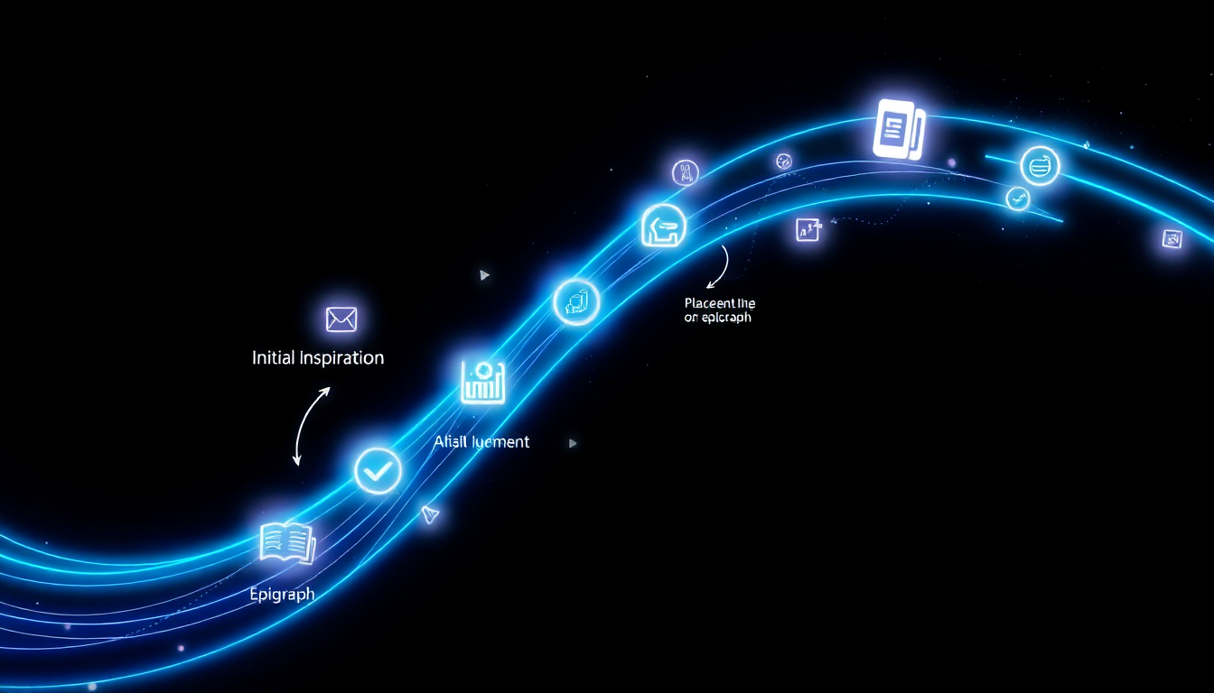 what is an epigraph in a book infographic