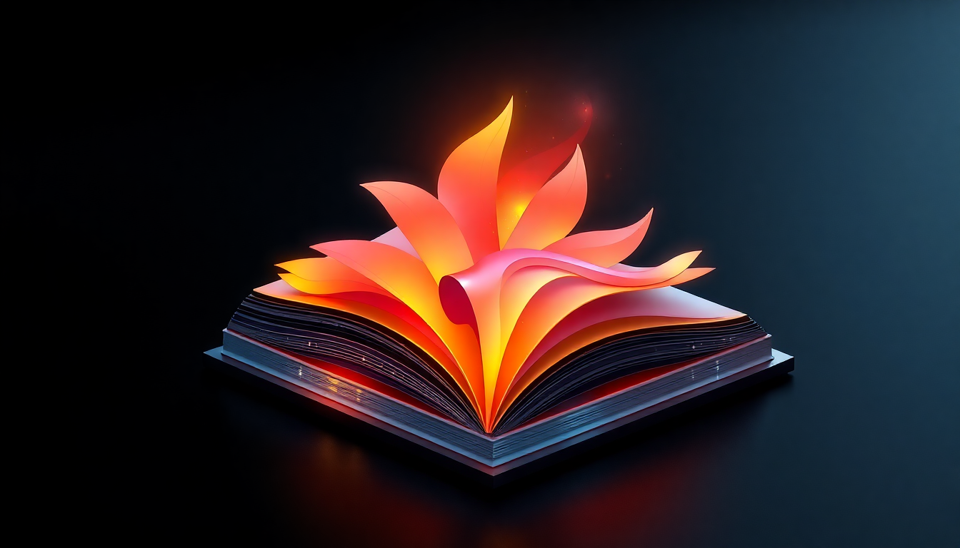 what is the back of a book called concept illustration