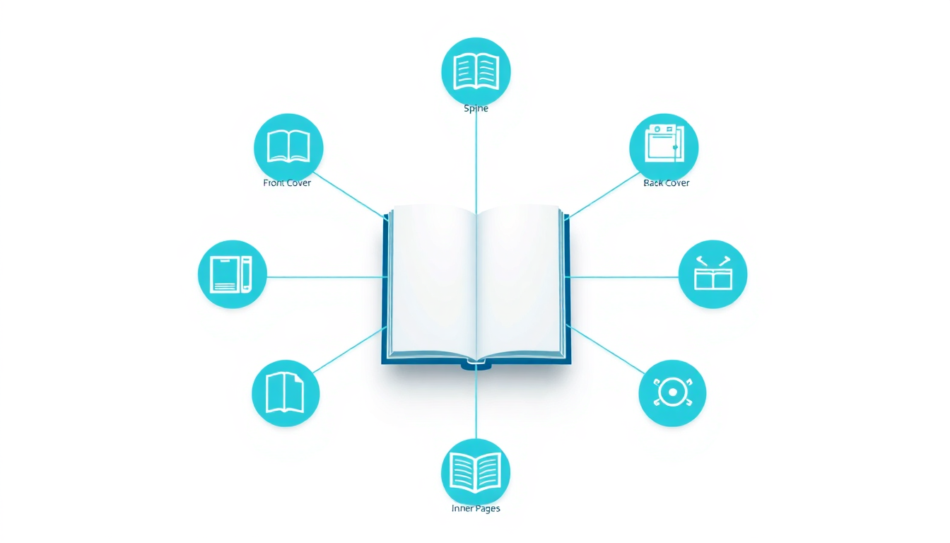 what is the back of a book called infographic