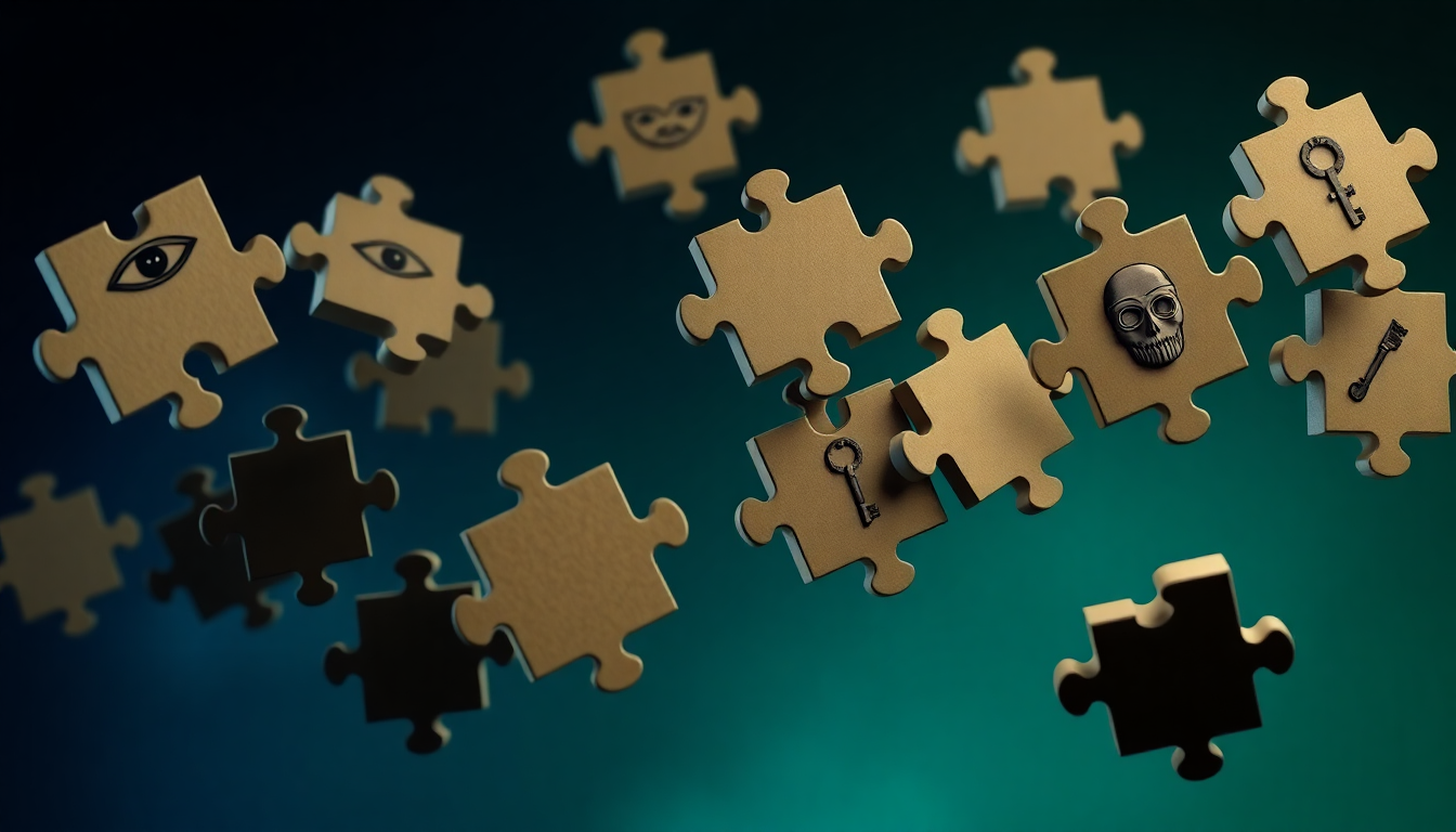 whodunit concept illustration