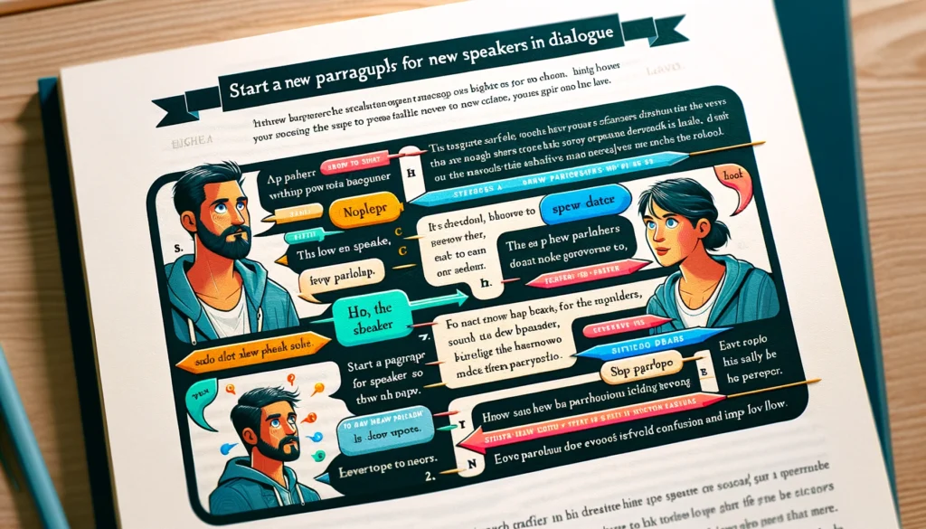 Break Paragraphs for New Speakers