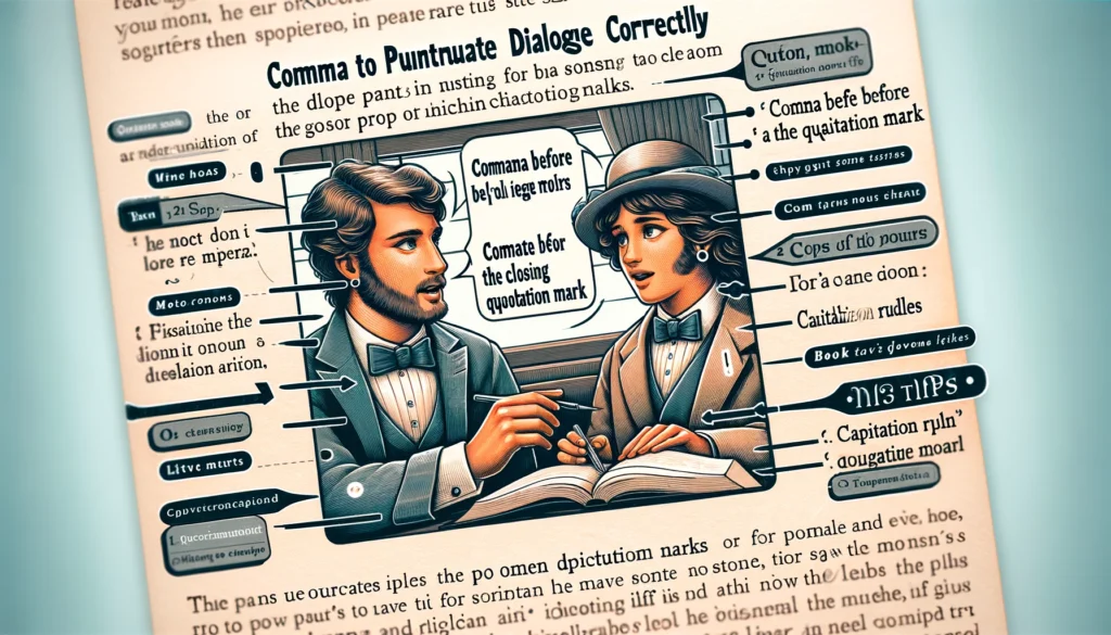Punctuate Dialogue Properly