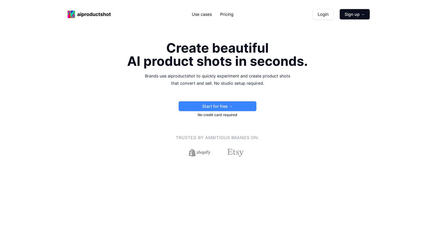 Ai Product Shot