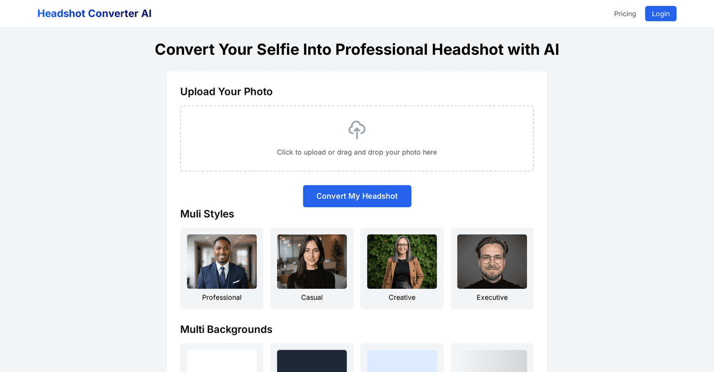 Headshot Converter Ai