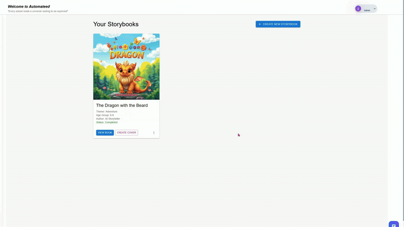 AI Storybook Creation Process